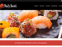 Tablet Screenshot of dailysushi.nl